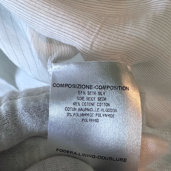 Beautifully Sheer Silk/Cotton Blouse by Stella McCartney - Picture 6 of 8